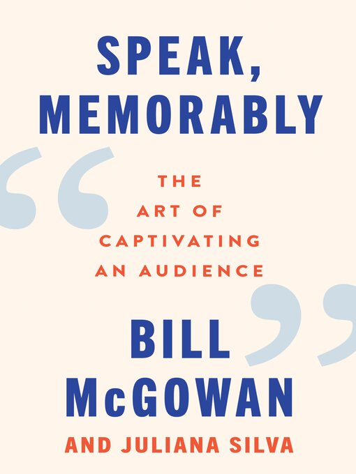 Cover image for Speak, Memorably